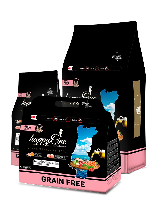 Happy One Mediterraneum Gato Adulto Carne Fresca