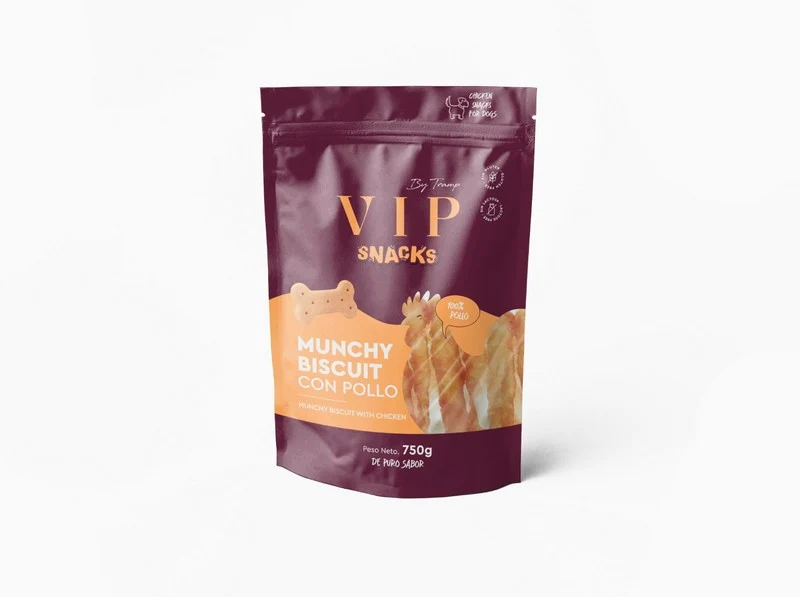 VIP Snack Munchy Biscuit Pollo 750g