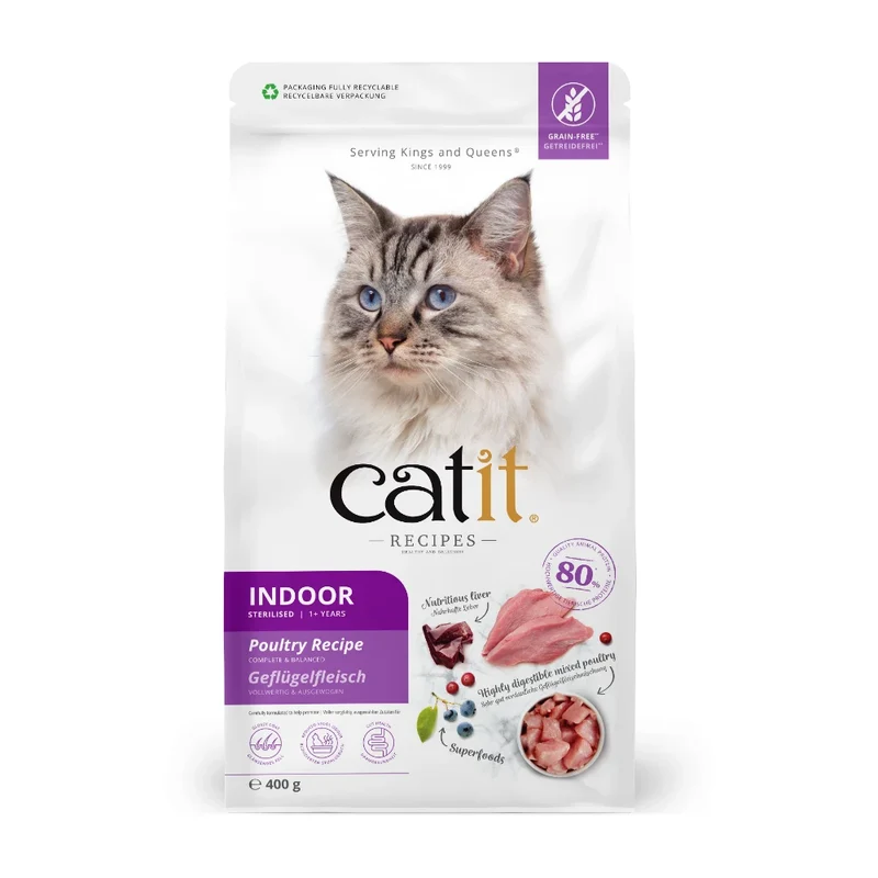 Pienso para gatos Catit Recipes - Receta de Aves para ESTERILIZADO