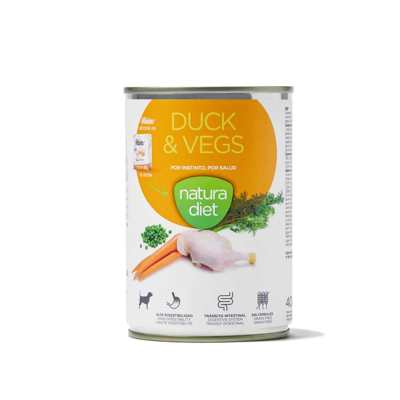 Natura Diet Húmedo Pato con Verduras