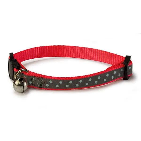 Collar reflectante rojo
