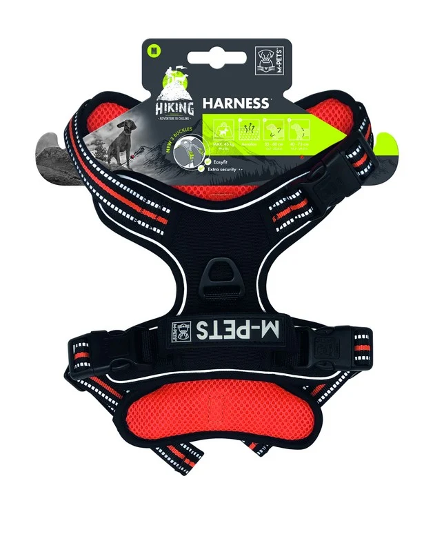 Arnés Hiking M-Pets Rojo
