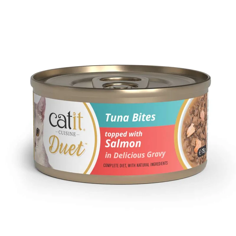 Dúo de carne con toppings para gatos Catit Cuisine Duet