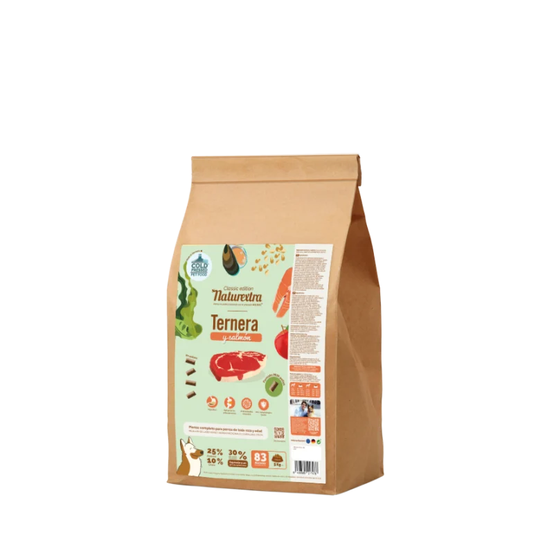 Naturextra Ternera con Salmon Mini