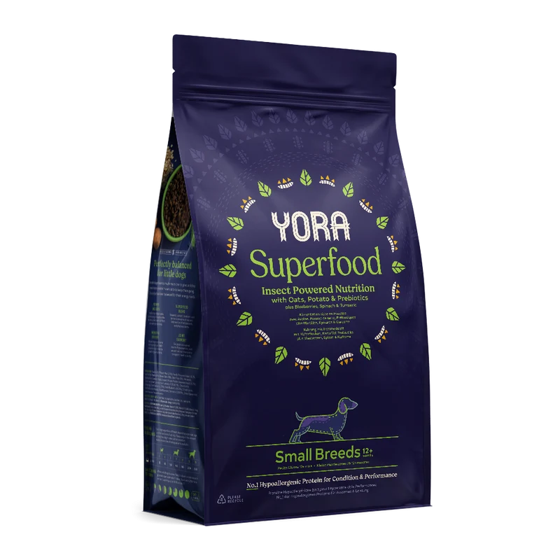 YORA Insectos Superfood Razas Pequeñas
