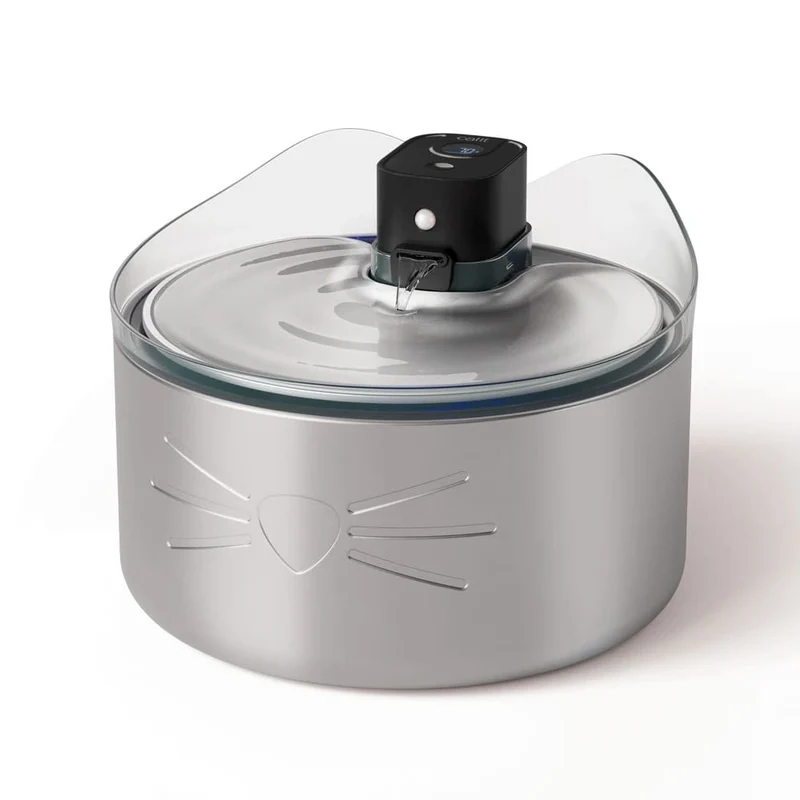 Fuente Sin Cables Catit PIXI de Acero inoxidable UVC