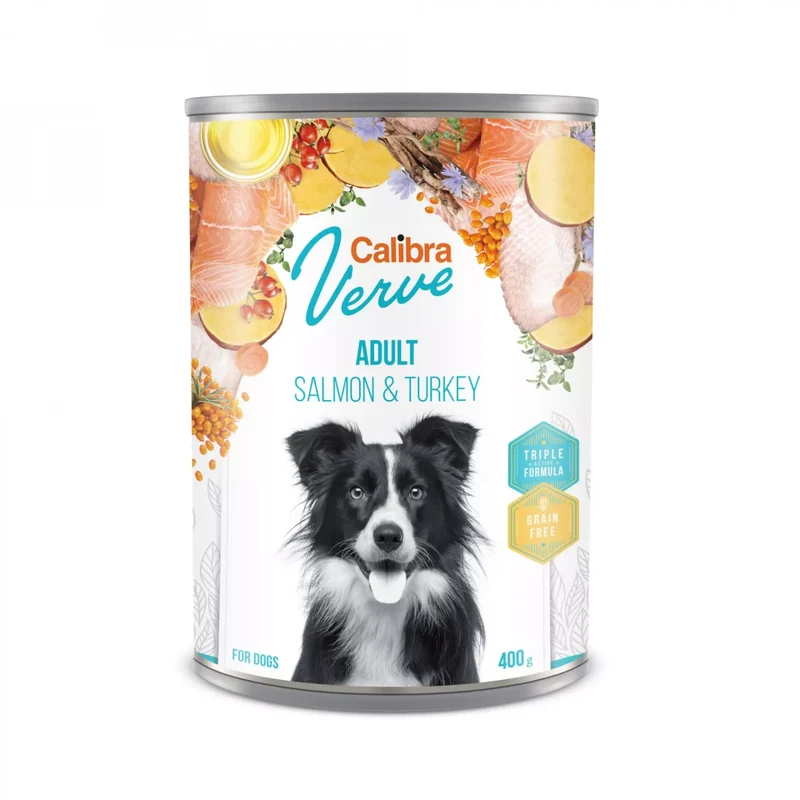 Calibra Dog Verve Húmedo Salmón y Pavo