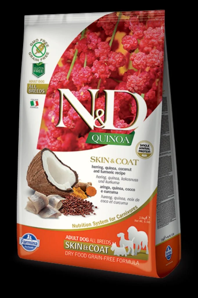 Farmina N&D Quinoa Herring Alimento Seco para Perros 5.5lb