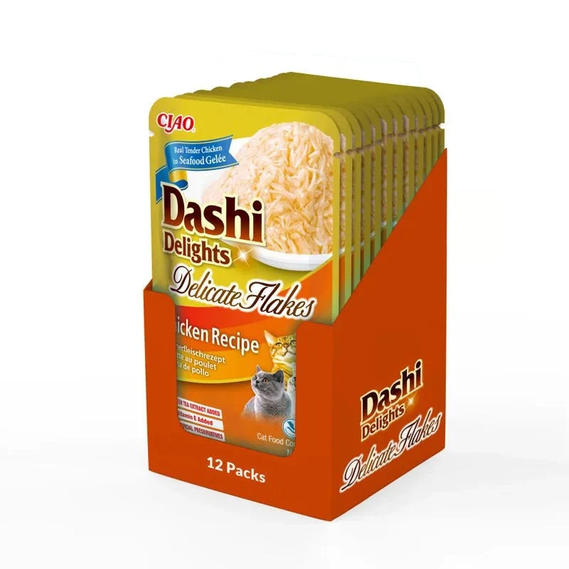 Churu Dashi Delight Flakes Pollo 70g