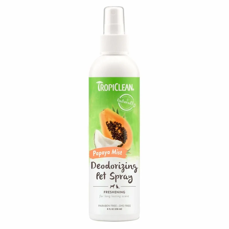 Tropiclean Spray Desodorizante Papaya Coco 236ml