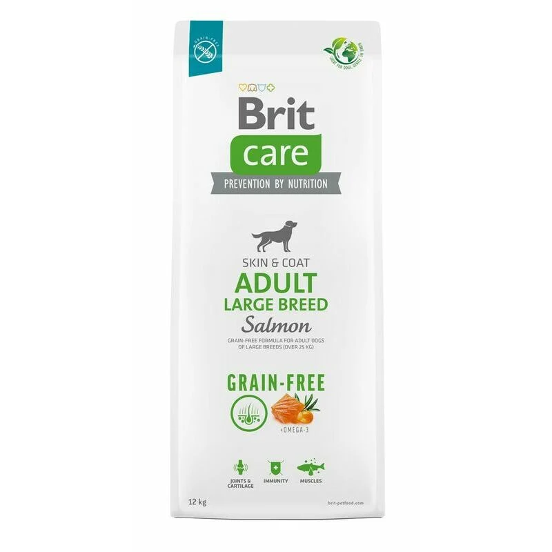 Brit Care Dog Grain Free Adult Large Salmon Alimento Seco 12Kg