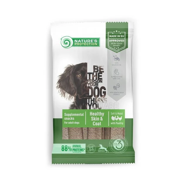 Natures Protection Detox Dog Adult Skin & Coat Snacks 160g