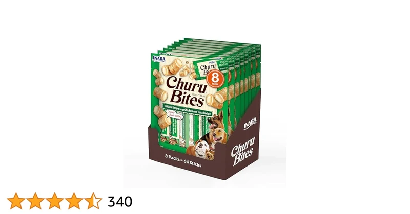 Churu Dog Bites Receta de Pollo con Atún 8 ud