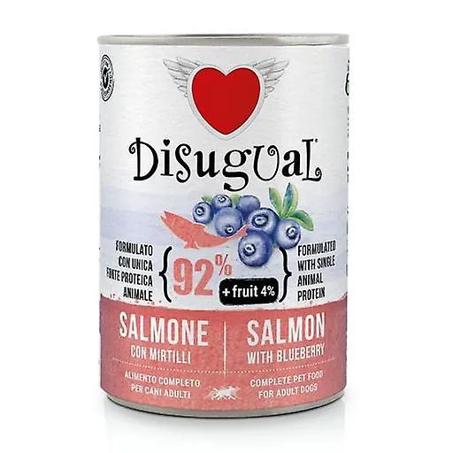 Disugual Fruit Dog Salmon con Arándanos Lata 400gr