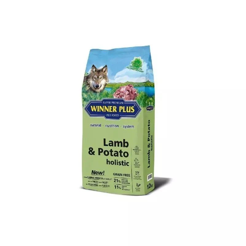 Winner Plus Canine Adult Holistico Cordero y Patata Pienso Seco 12kg