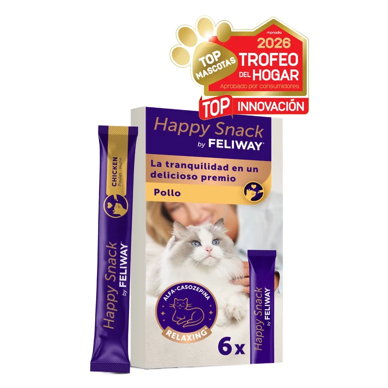 Feliway Happy Snack Crema de Pollo 6 ud