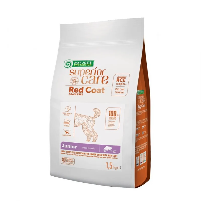 Natures Protection Sc Red Dog Cachorro Pequeña Raza Saco 1,5Kg