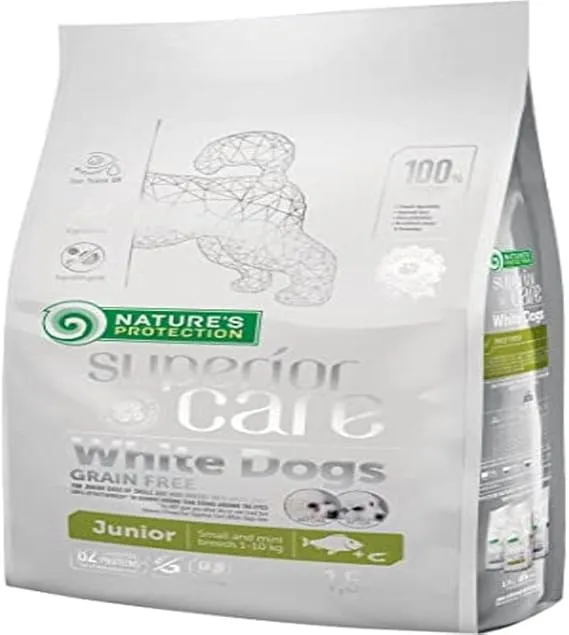 Natures Protection SC White Dog Puppy Grain Free Pescado 1,5Kg