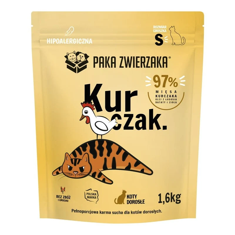 Cat food Paka Zwierzaka Chicken 1,6 kg