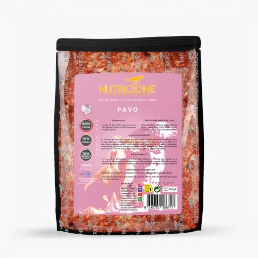 Menú completo Pavo - Nutricione