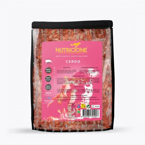 Menú completo Cerdo - Nutricione