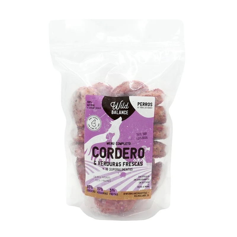 Menú de Cordero - Wild Balance