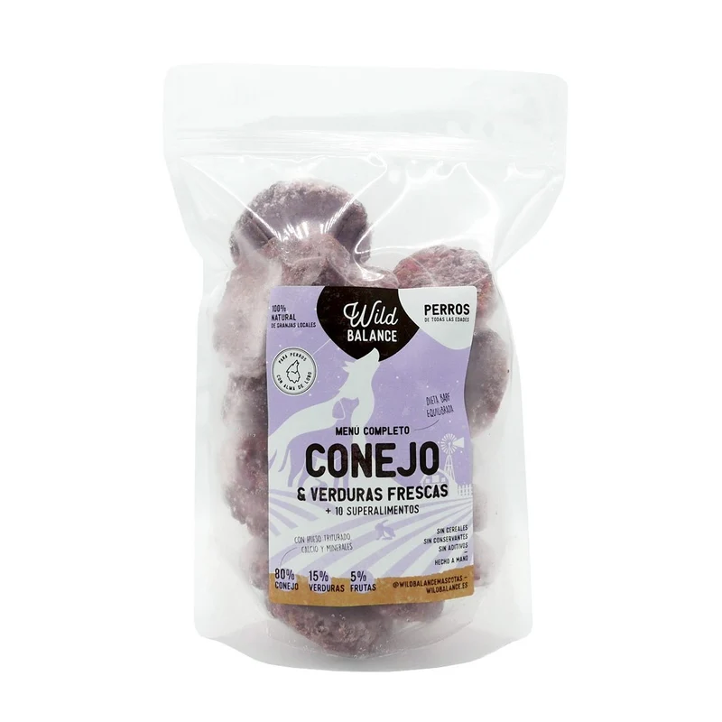 Menú de Conejo - Wild Balance