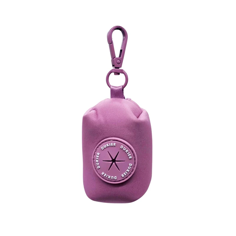 Dukier Porta Bolsas Mauve para Perro