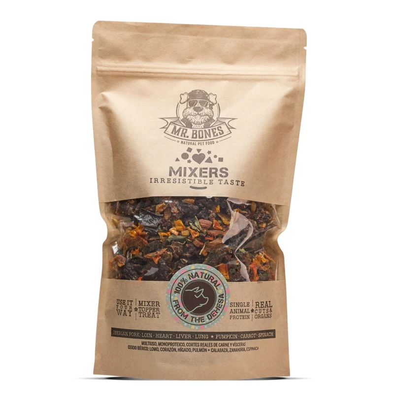 Mr. Bones Mixers de Cerdo Ibérico para Perros y Gatos 400g