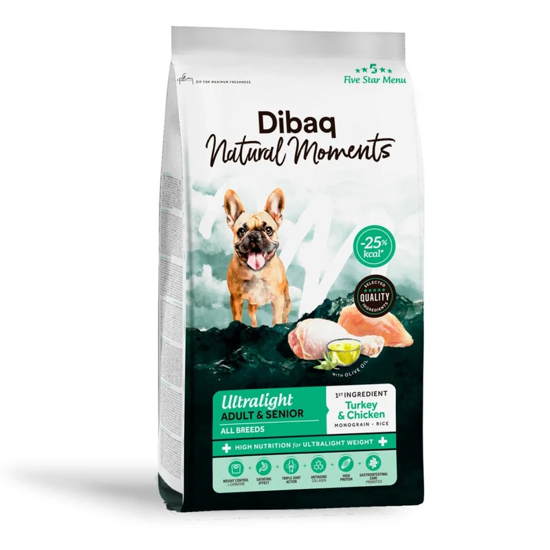 Dibaq Natural Moments 5 Star Ultralight para Perros