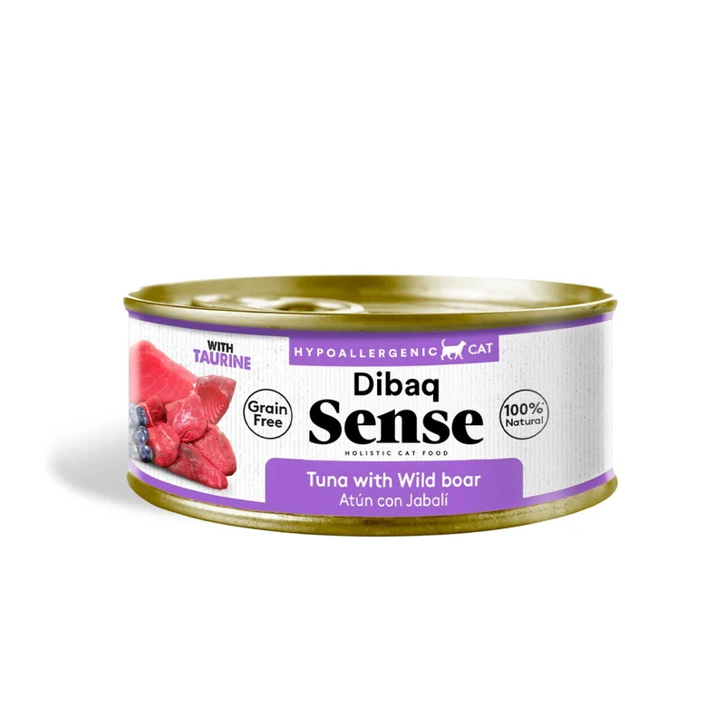 Dibaq Sense Atún con Jabalí para Gatos 70g