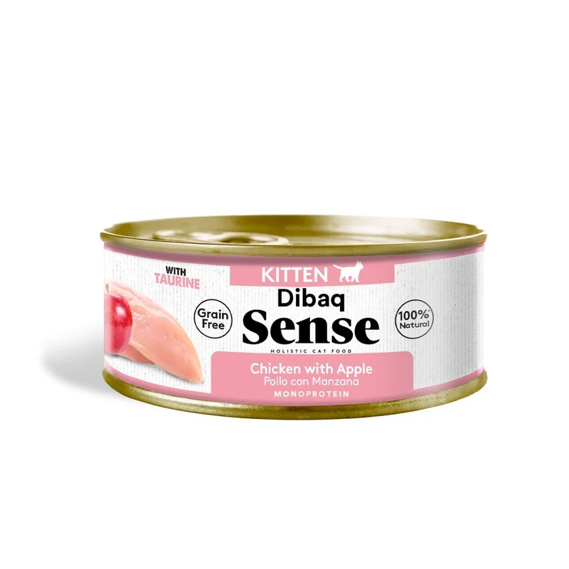 Dibaq Sense Gatito Pollo con Manzana para Gatos 70g