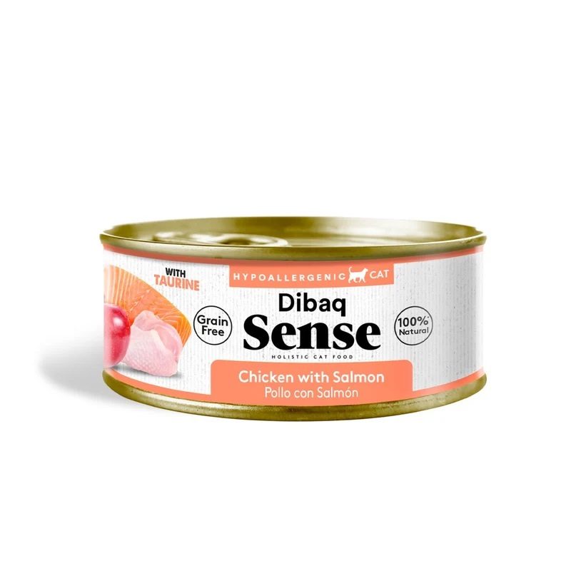 Dibaq Sense Pollo con Salmón para Gatos 70g