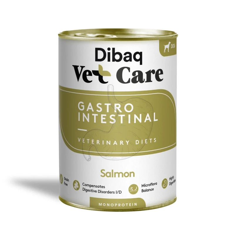 Dibaq Vet Care Gastrointestinal Salmón para Perros 380g