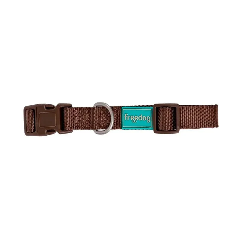 Freedog Collar Basic Nylon Marrón 35-50cm
