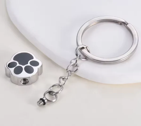 Llavero Urna de Acero Inoxidable con Huella