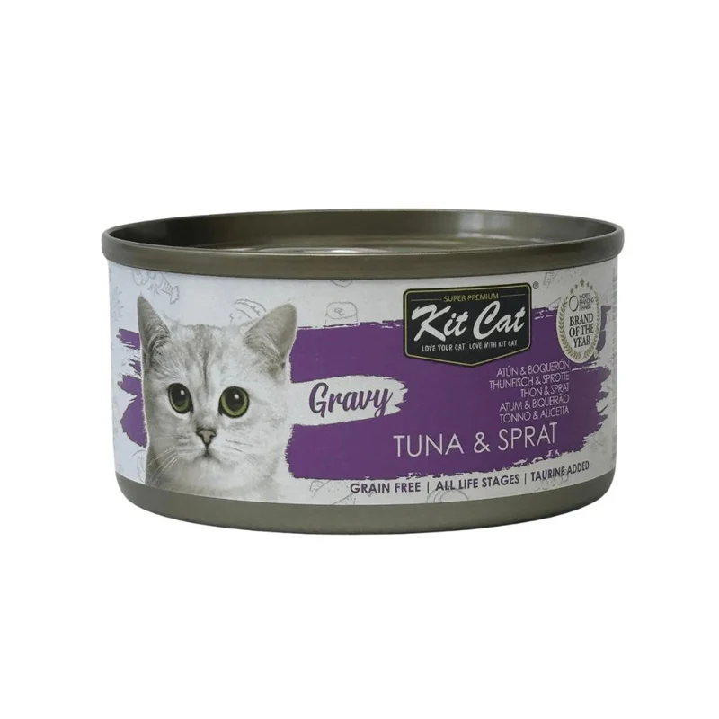 Kit Cat lata Gravy Atún y Boqueron 70g