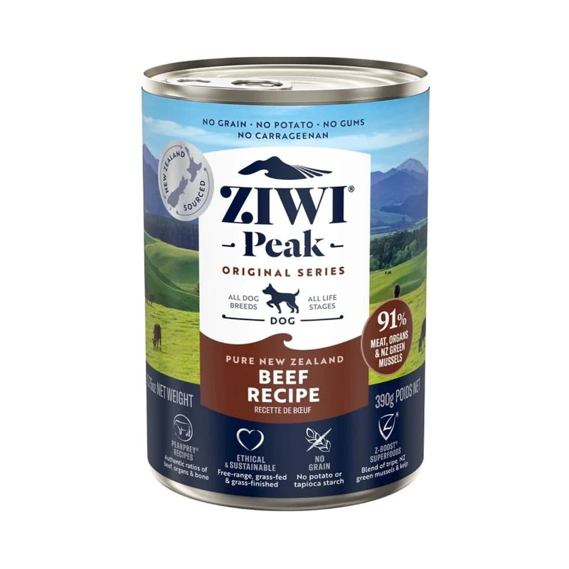 ZiwiPeak Dog lata Ternera 390g