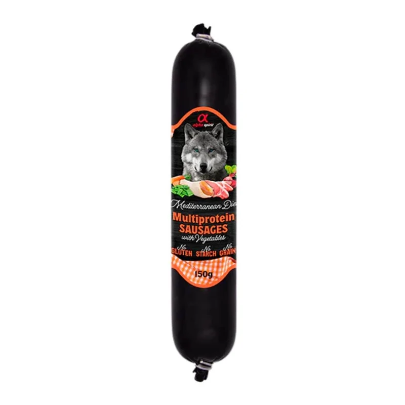 Alpha Spirit Salchicha "Mediterranean Diet" Multiprotein