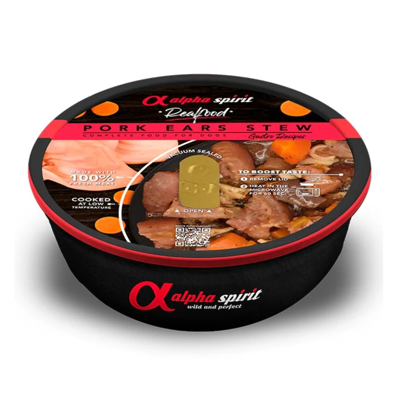 Alpha Spirit Dog Real Food Oreja de Cerdo