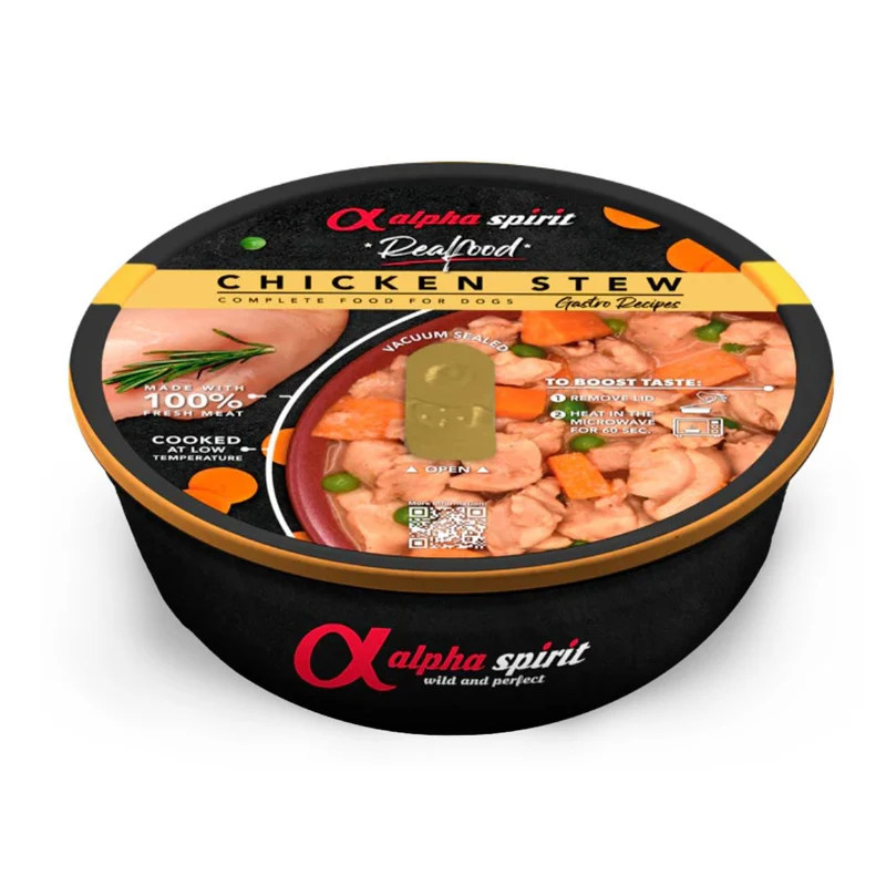 Alpha Spirit Dog Real Food Pollo