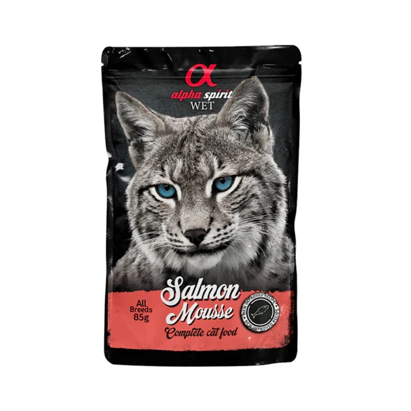 Alpha Spirit Cat Pouch Mousse de Salmón 85g