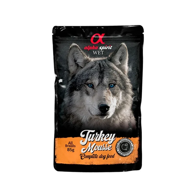 Alpha Spirit Dog Pouch Mousse de Pavo