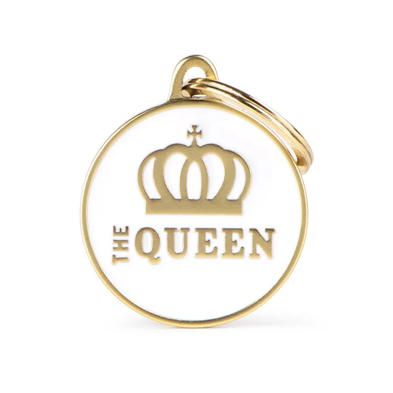 Placa Identificativa MyFamily "Queen Blanco"