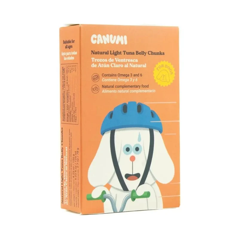 Canumi Dog Ventresca de Atún Claro al Natural 120g