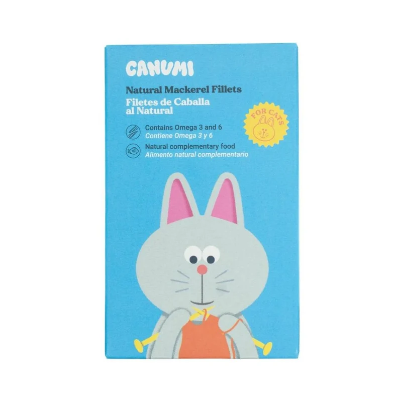 Canumi Cat Filetes de Caballa al Natural 120g