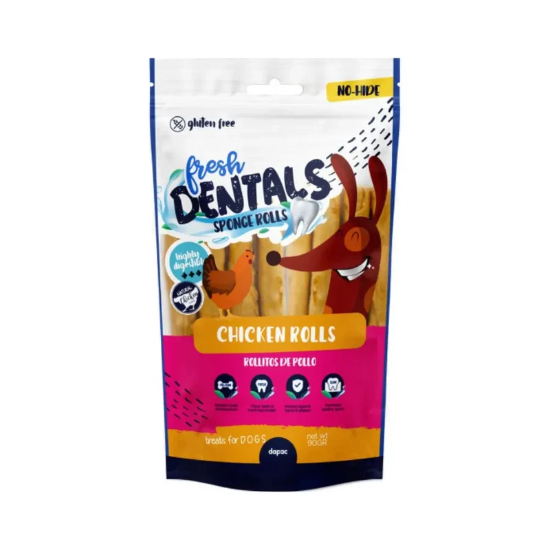 Fresh Dentals Sponge Rolls Chicken 90g