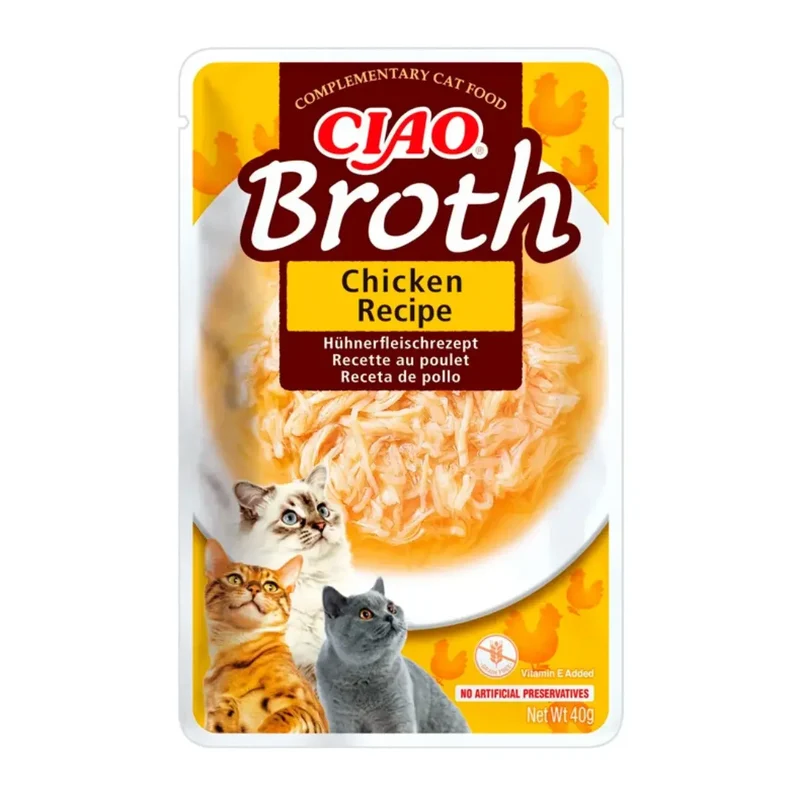 Inaba Cat Churu Broth Caldo Pollo 40g