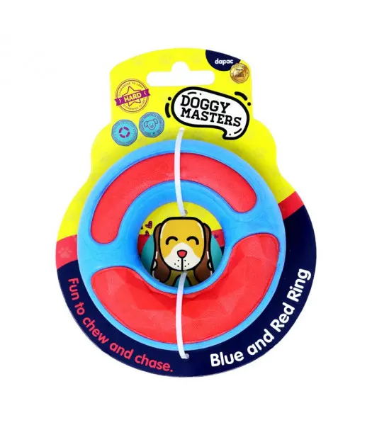 DoggyMasters Blue&Red Ring