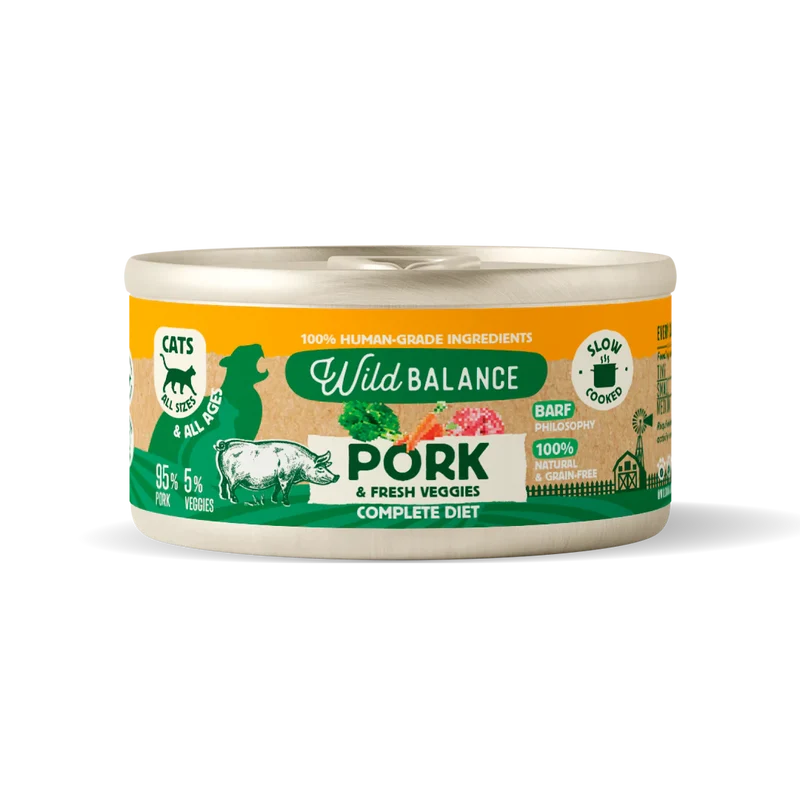 WildBalance Cat lata Cerdo 120g